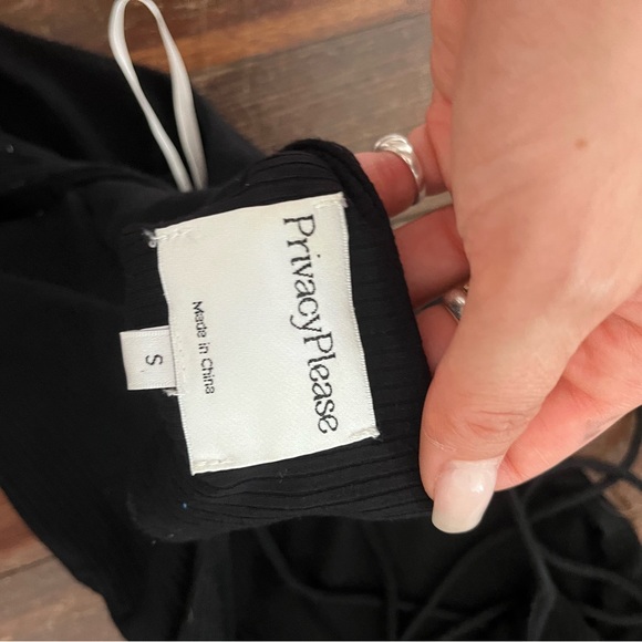 privacy please lace up back bodysuit - Picture 3 of 3